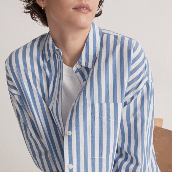Madewell Tops - Madewell Signature Poplin Oversized Shirt (XS)